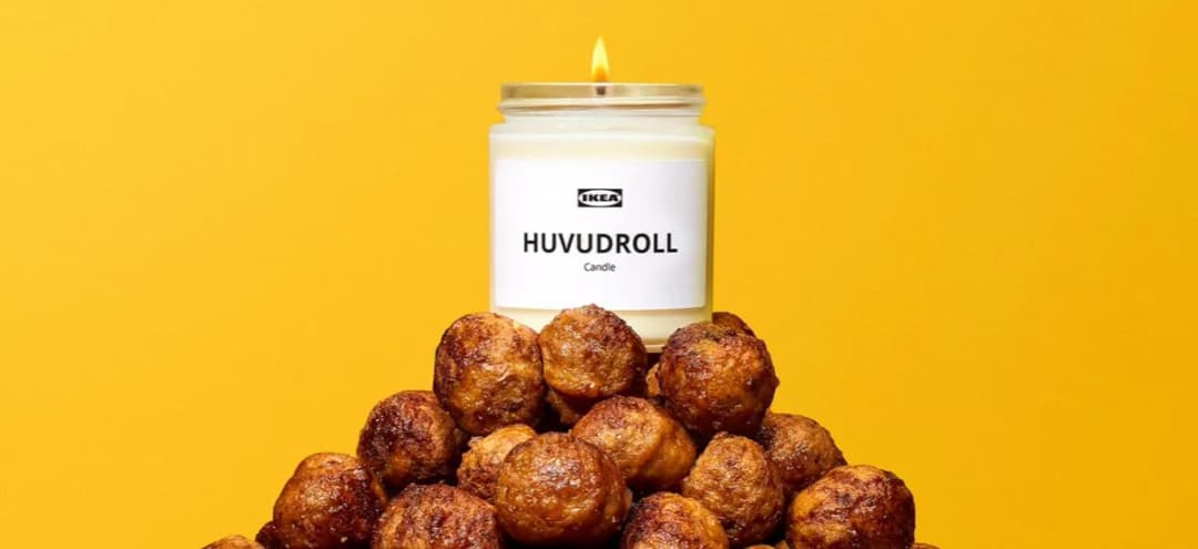 Świeczka o zapachu klopsików IKEA - wyjątkowy zapach do domu